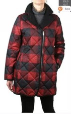 20. Nwt Pendleton Buffalo Check Down Quilted Coat L $329 Down