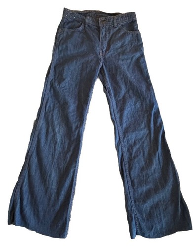 VTG Bell Bottom Women’s Jeans “Made In Paradise” Size 30 Juniors 9 Cut Bottoms - Picture 12 of 18