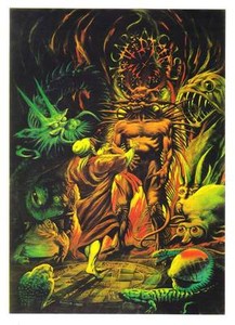 KENNETH SMITH - 1975 full color fantasy poster - 11 x 14
