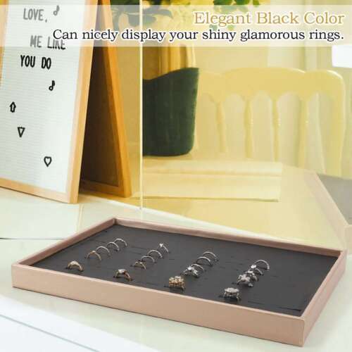 Jewelry Ring Display Organizer Tray Holder 100 Slots Earrings Storage Boxes Case - Picture 9 of 11