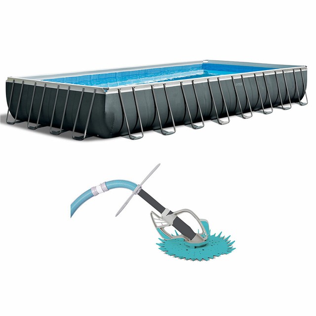 Intex Ultra XTR Frame Rectangular Pool Set with Sand