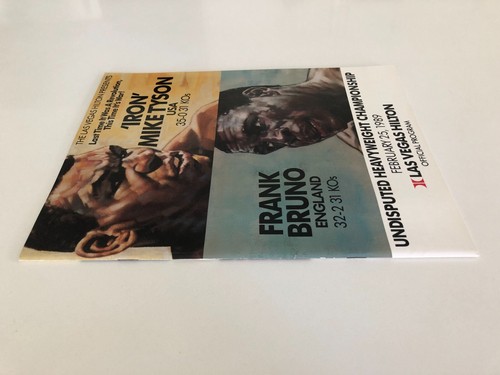 Iron Mike Tyson vs Frank Bruno Official Program Las Vegas Hilton Feb. 25, 1989 - Picture 2 of 12