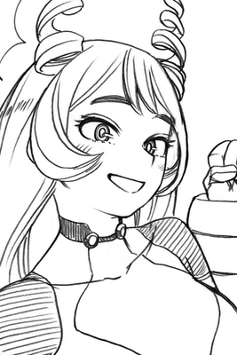 Nejire Hado Art by Horikoshi - 11x17