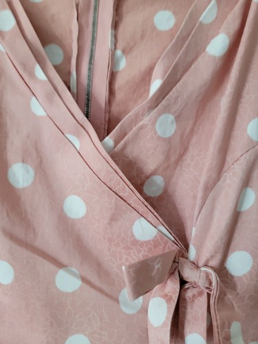 Vintage Phyllis Taylor London 1950s Occasion Dress Pretty In Pink Polka Dot - Picture 3 of 17