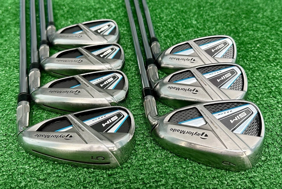 TaylorMade SiM MAX Single Iron 5,6,7,8,9,P,A   *YOU CHOOSE*   Regular Steel, MRH - Image 2 of 4