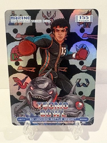 Bo Jackson Battle Arena Tecmo Bowl #H674 Marino Brawl Helmets Dan Marino