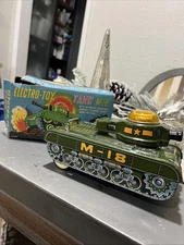 Electro Toys Tank M18 Trade Mark Modern Toys Made In Japan