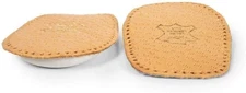 Heel Cushioning Shoe Insoles – Heel Support Cups – Vegetable-Tanned Leather...
