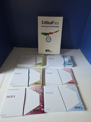   Critical Pass Bar Essay Law Study Flashcards 2022-2023 