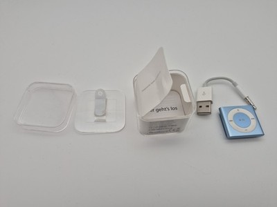Apple iPod Shuffle 4. Generation blau 2 GB  MP3 Player 
