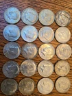 Lot Of 20 40% Silver Kennedy Half Dollars (As Shown) 1965-1969