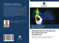Mahmoud Magdy Abbas (U. A.) | Allelopathisches Potential Von Aromapflanzen...