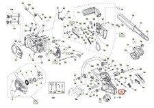Impugnatura posteriore ORIGINALE ACTIVE motosega modello 40.40 036156