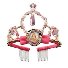 Disney Aurora Classic Tiara Hair Crown Headband With Combs 99619