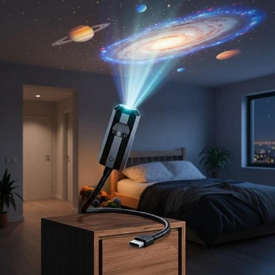 USB-Sternenhimmel-Projektor Licht Foto-Hintergrund Dekorationslicht Zimmerlicht - Bild 1 von 4