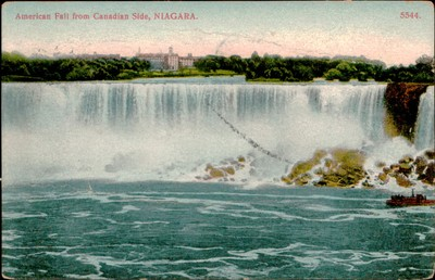 #ad Postcard: American Fall from Canadian Side NIAGARA. 5544. $2.86