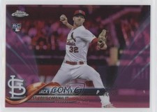 2018 Topps Chrome Pink Refractor Jack Flaherty #4 Rookie RC 6u5