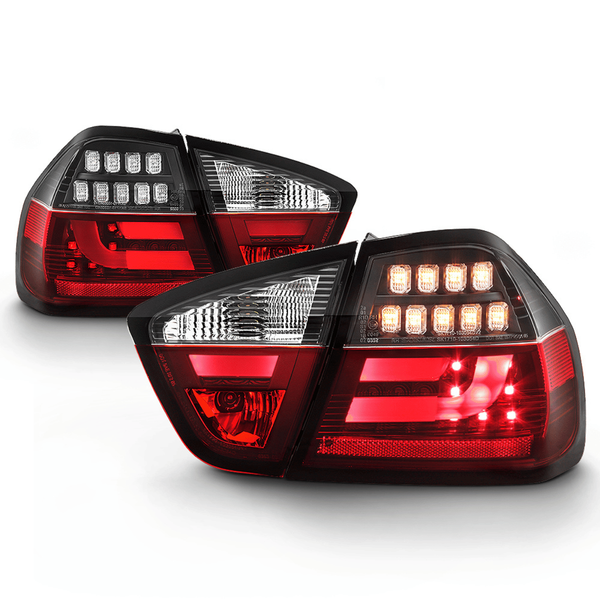 LED Lightbar RüCkleuchten Set Rot FüR BMW E90 03.2005-08.2008-image