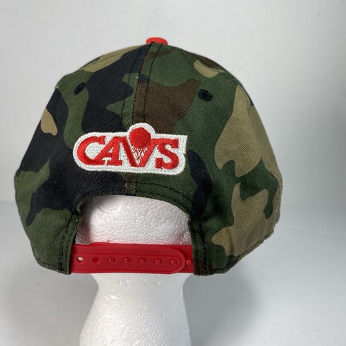 Cleveland Cavaliers Hat Cap Snap Back Camo New Era NBA Basketball Cavs Mens - Picture 6 of 13