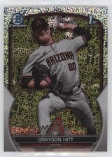 2023 Bowman Draft Chrome Sparkle Refractor Grayson Hitt #BDC-57 15sx