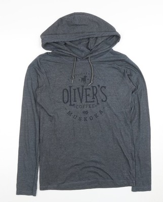 Amboss Jungen grau Pullover Hoodie Small Baumwollmischung Grafikdruck