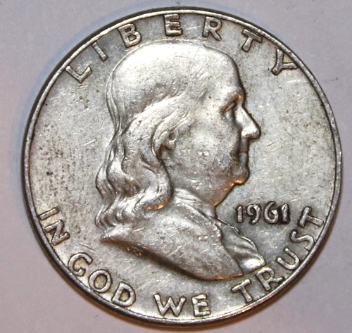 1961-D Franklin Half Dollar - Extra Fine - #1118EB