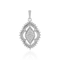Cavill SilberanhäNger Damen 925 Sterling Zirkon 0,62Ct Mandelform