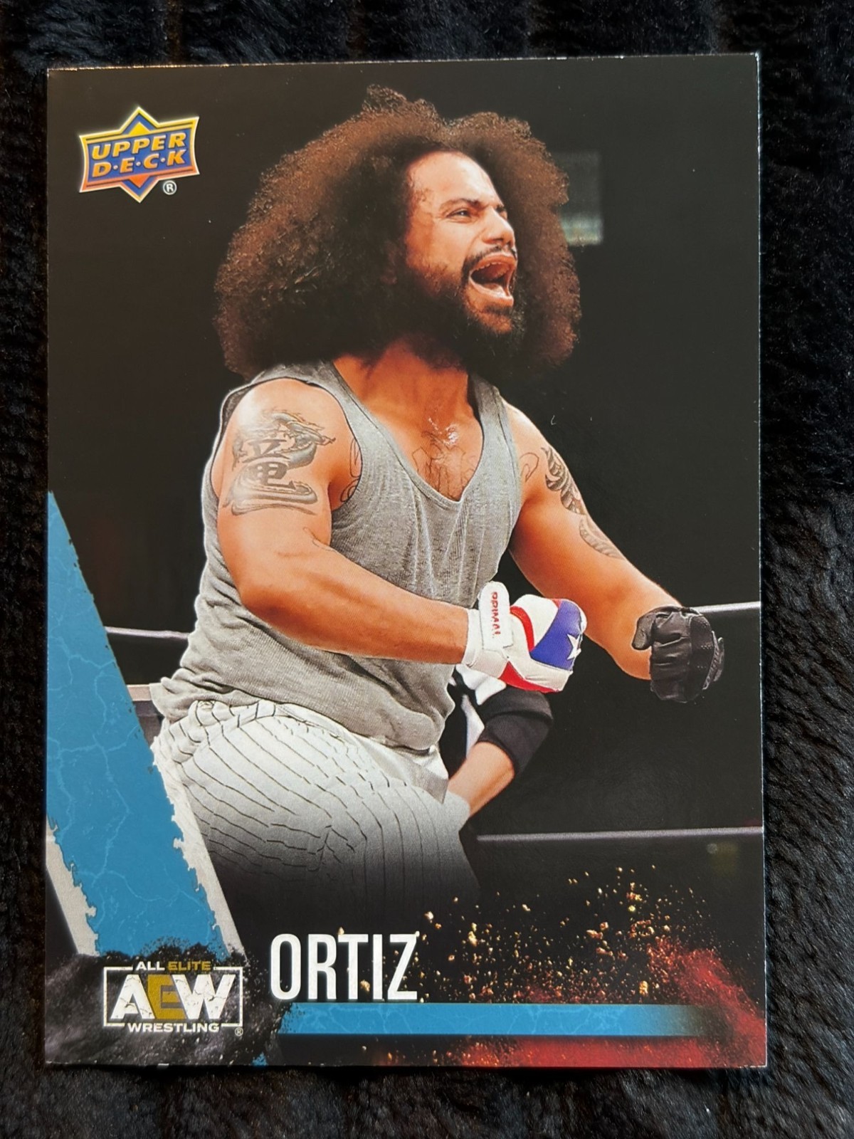2021 Upper Deck AEW Ortiz First Edition Wrestling Card
