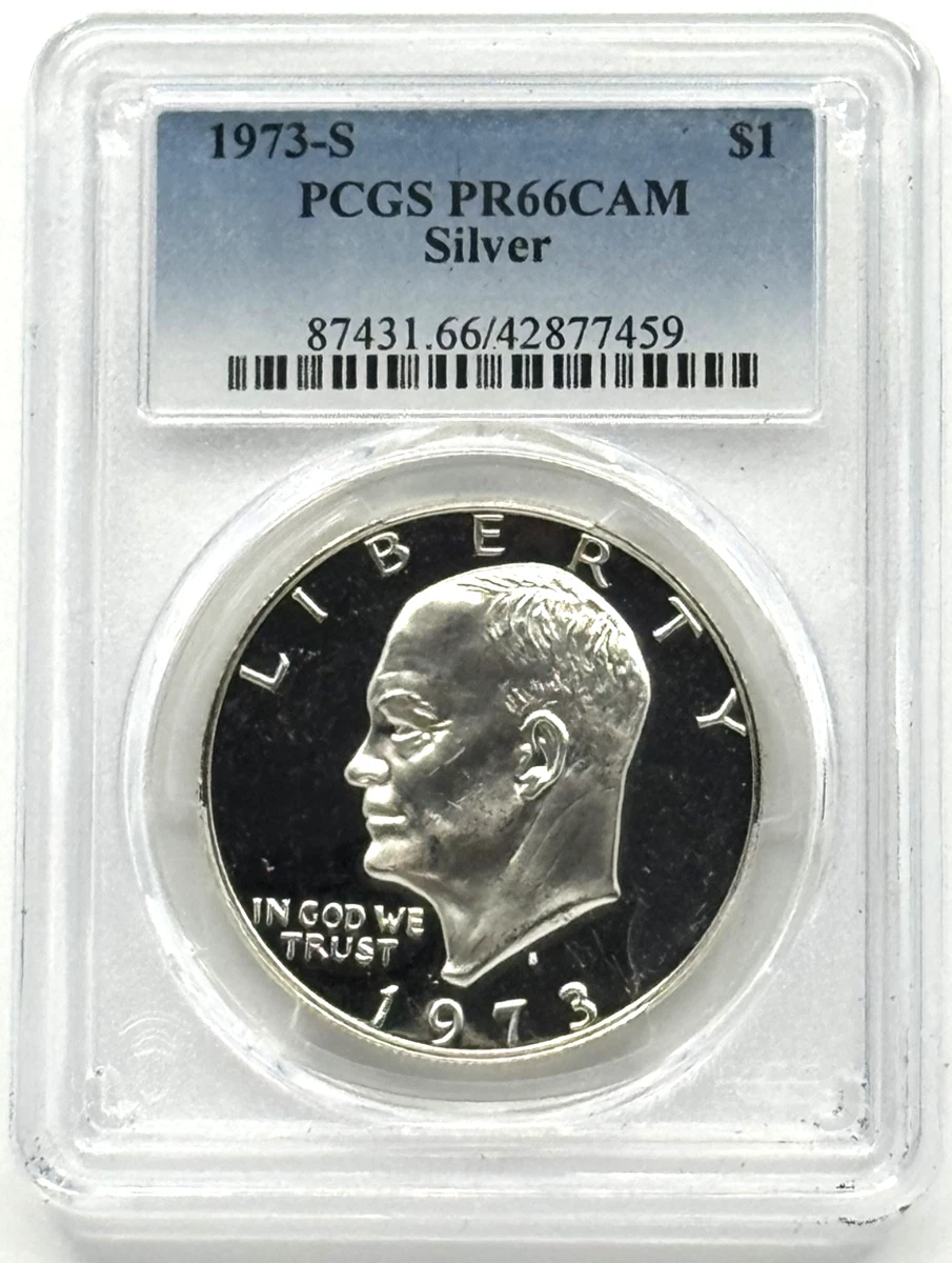 Silver Proof 1973 Eisenhower Dollars (1971-1978) for sale | eBay