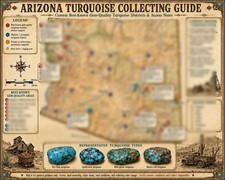 162 Modern Gemstone Quality Turquoise Collecting Areas in Arizona New 2026 Map