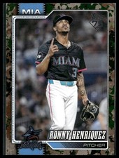 2026 Topps #290 Ronny Henriquez Memorial Day Camo #/25