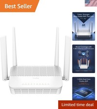 5 Port AX3000 Dual Band WiFi 6 Router with App Control and Parental Safety