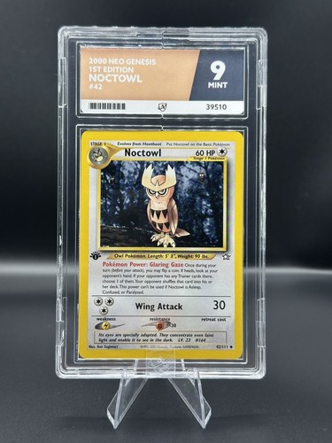 Noctowl (1st Edition) graded ACE 9 for sale on eBay