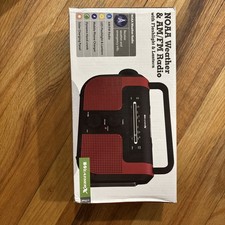 Title:NEW WeatherX WR383R NOAA Emergency Weather Radio AM/FM Solar Crank