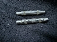 Lot of 2 Switchcraft 361A 1/4" TS-jacks phone couplers female-to-female