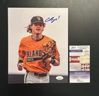 Carson Benge Autographed Signed Photo 8x10 New York Mets Baseball JSA Cert