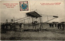 PC AVIATION PILOT MARINET BIPLAN FARMAN NANTE...