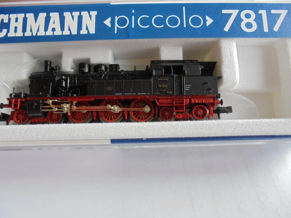 Fleischmann N, 7817, BR 78, DRG, Nr. 78 254 , schwarz/rot,  neu/OVP 