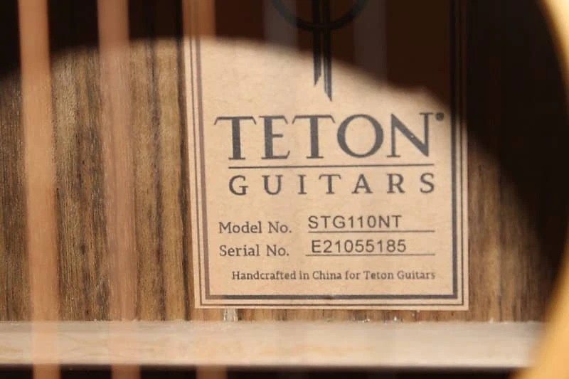 Teton Grand Concert Acoustic Guitar STG110NT Foto 3 de 4