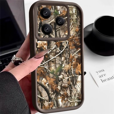 Hülle für Xiaomi Redmi Note 15 14 13 Pro 14T 13T Wald-Kiefernbaum-Silikon Schutz