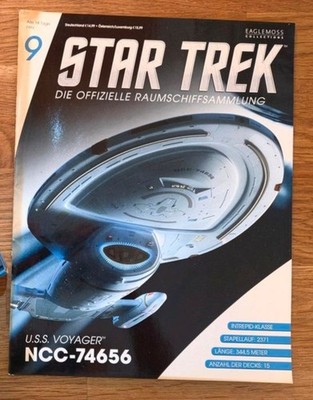 Star Trek Eaglemoss Modell OHNE Heft: U.S.S. Voyager NCC-74656 in OVP