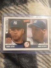 2001 Upper Deck Victory - Stat Leaders #255 Derek Jeter & Andy Pettitte (SP,HOF)