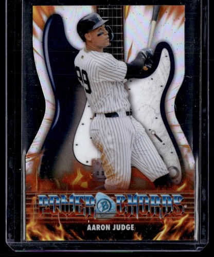 AARON JUDGE 2026 BOWMAN POWER CHORDS NEW YORK YANKEES #PC-1 INSERT