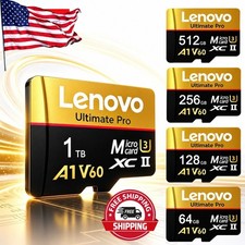 LENOVO 1TB 512GB 256GB 128GB Micro TF SD Card High Speed Class Flash Memory*