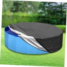 Foldable Dog Pet Bath Pool Cover, Portable Round Collapsible Pool 97 inch