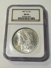 1881-CC! Morgan Silver Dollar NGC MS64 Uncirculated $1 🔥Key Coin - Nice Luster!