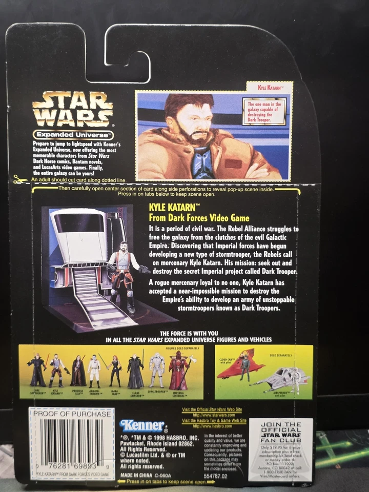 Kyle Katarn 3D Guerra de las Galaxias Poder de la Fuerza Universo Expandido Sin usar, en caja Sellado Foto 3 de 4