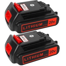 20V Lithium Battery 4.0Ah Replacement for Cordless Tools, 2-Pack, Compatible ...