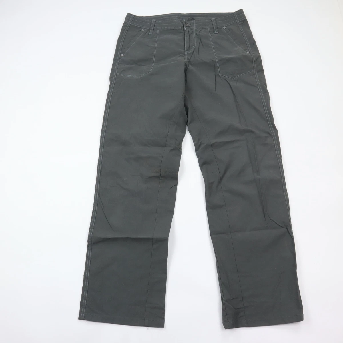 Pantalon Cargo Kuhl Femme Taille 8 Gris – Randonnée Nylon Stretch 31 Pouces