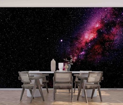 3D Space Galaxy Starry Sky Wallpaper Wall Murals Removable Wallpaper